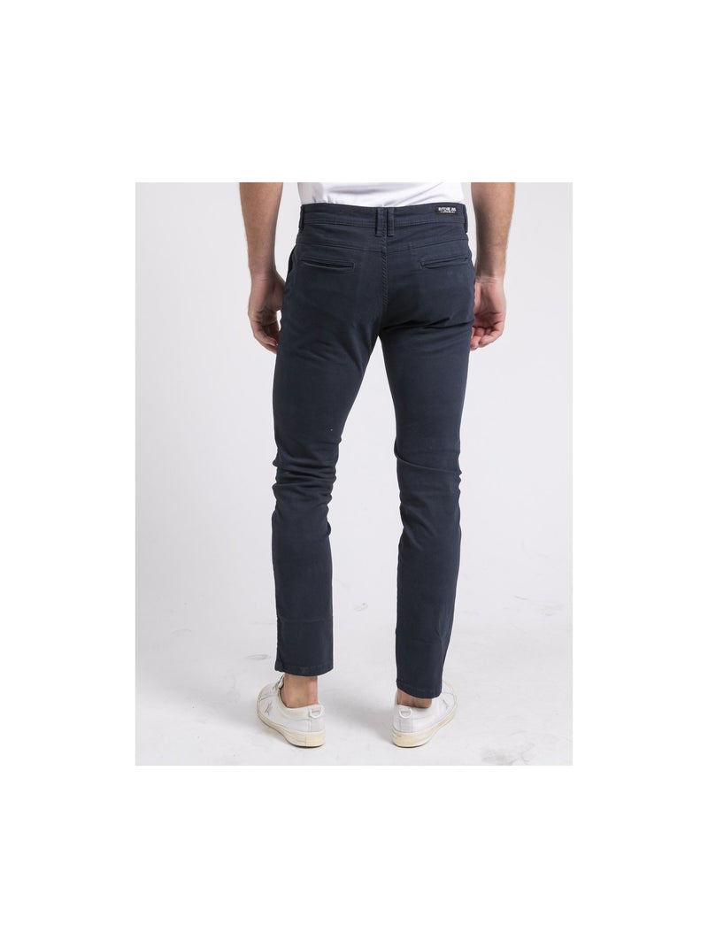 Pantalone chino VALDEK Blu marino - Kiabi