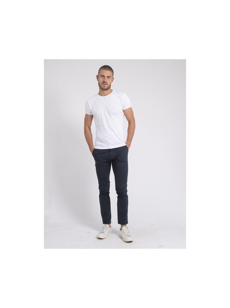 Pantalone chino VALDEK Blu marino - Kiabi