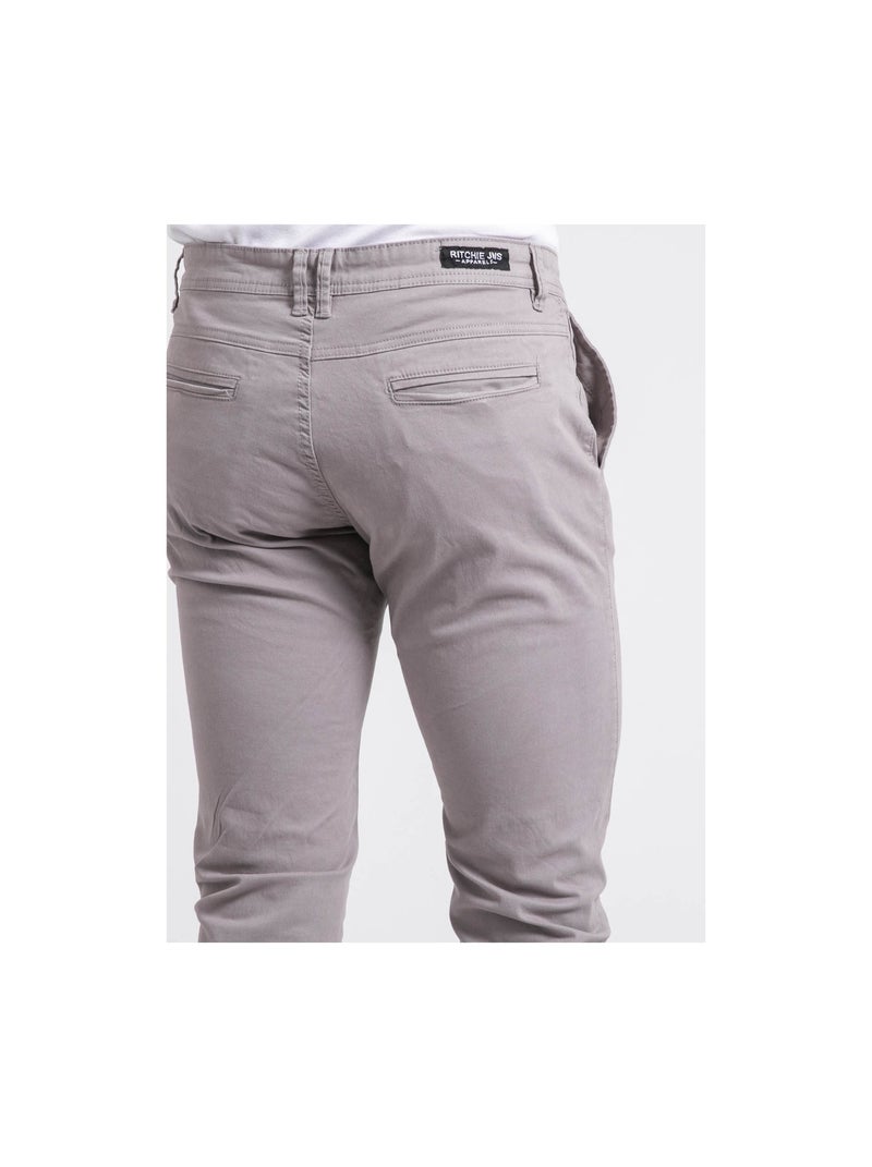 Pantalone chino VALDEK Grigio - Kiabi