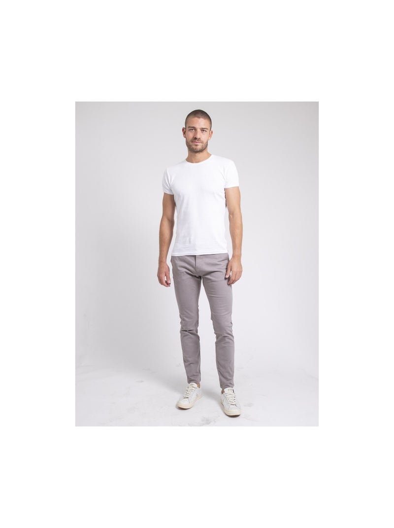 Pantalone chino VALDEK Grigio - Kiabi