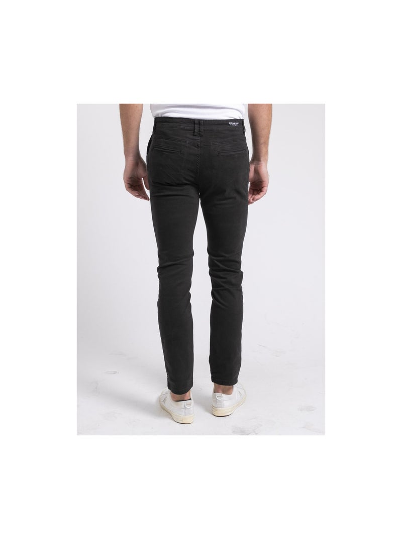Pantalone chino VALDEK Nero - Kiabi