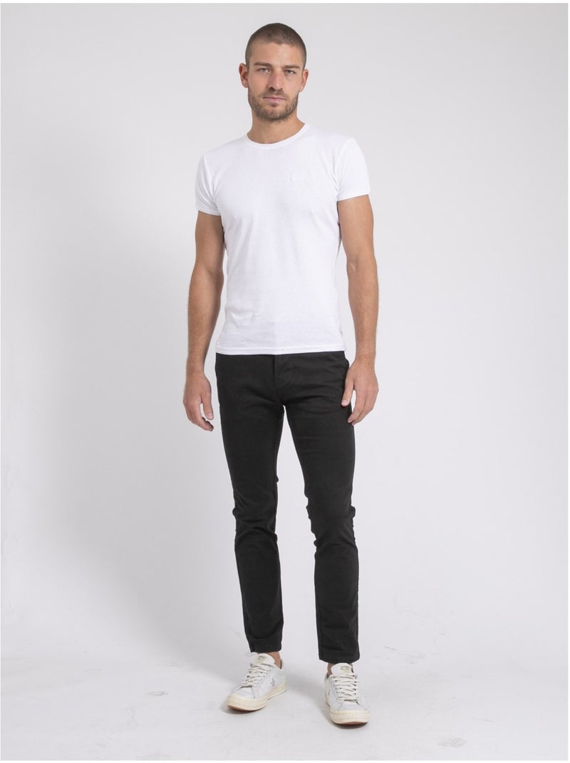 Pantalone chino VALDEK Nero - Kiabi