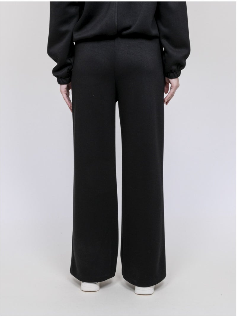 Pantalone con dettagli tweed ENRIKA Nero - Kiabi