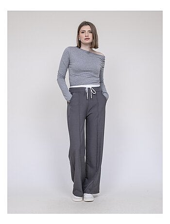 Pantalone con doppia cintura EGLENY