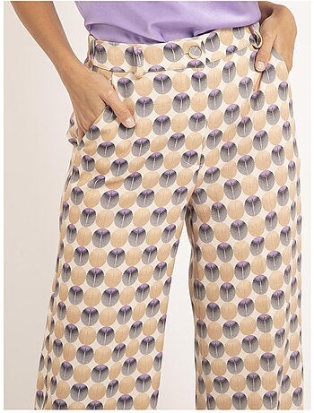 Pantalone con motivi ETHANA