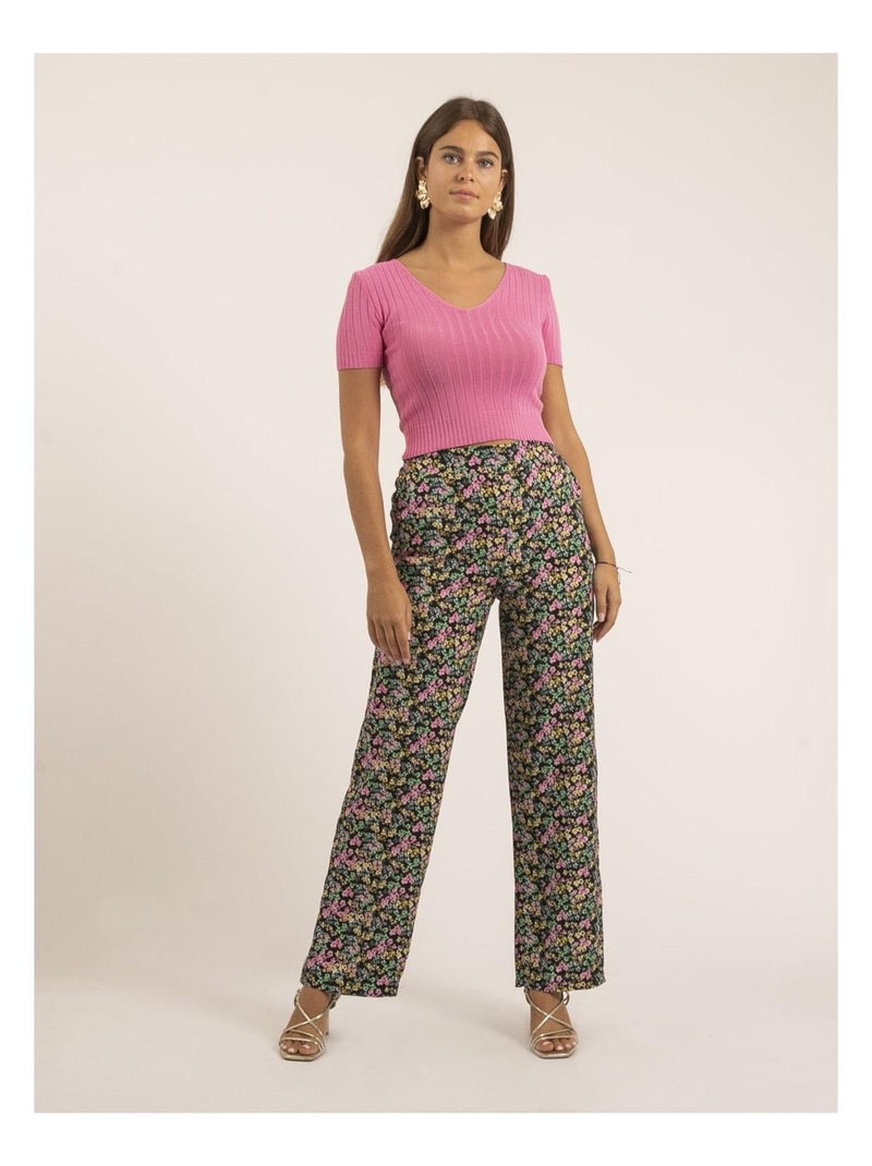 Pantalone con stampa ELFREA Nero - Kiabi