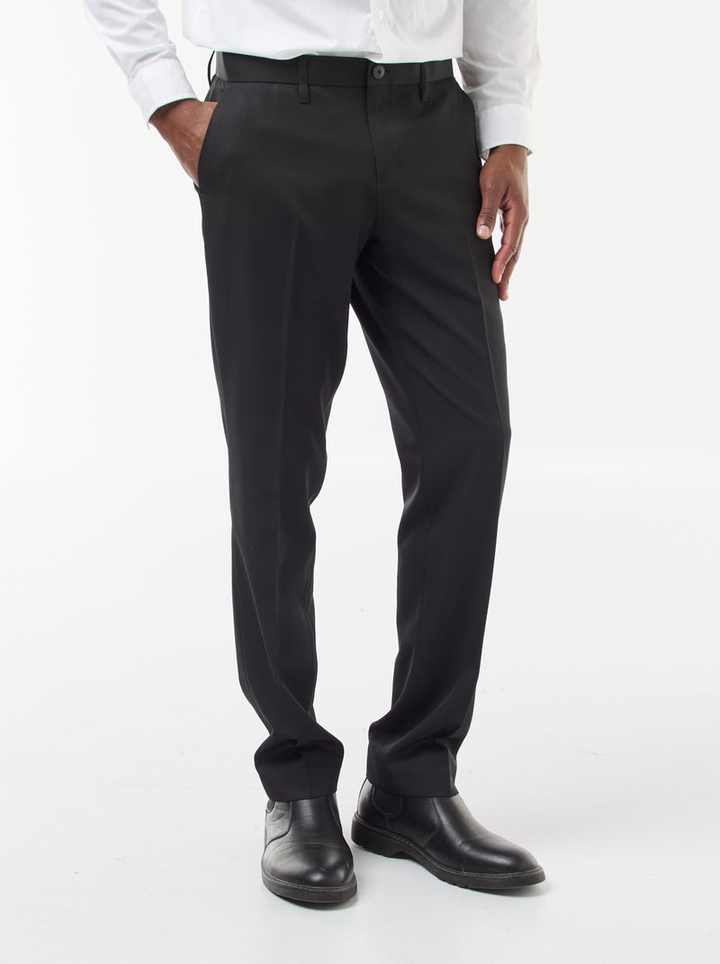 Pantalone da abito slim nero - Kiabi
