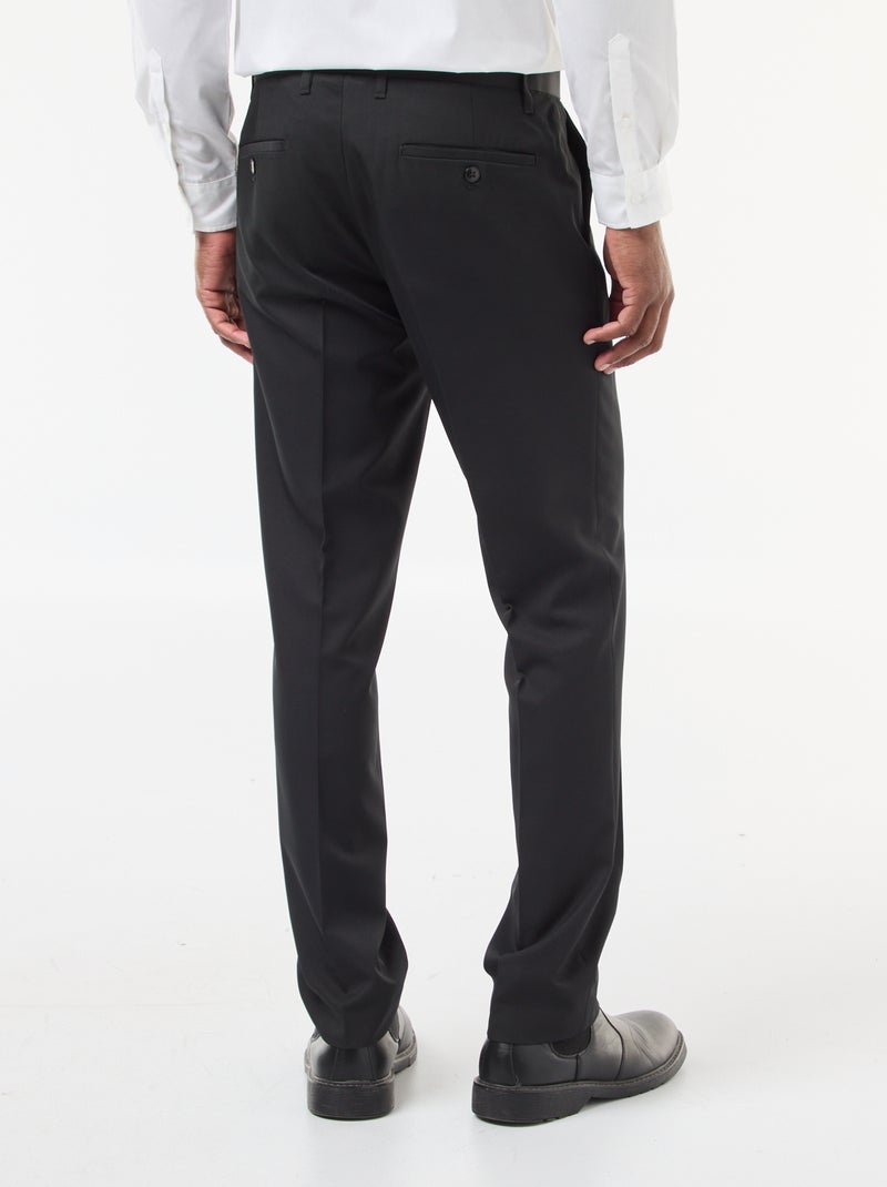 Pantalone da abito slim nero - Kiabi