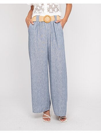 Pantalone da città con cintura ELOUVE