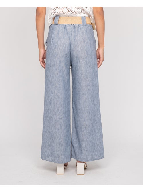 Pantalone da città con cintura ELOUVE - Kiabi