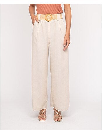 Pantalone da città con cintura ELOUVE