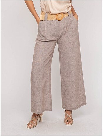 Pantalone da città con cintura ELOUVE