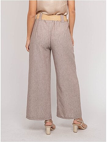 Pantalone da città con cintura ELOUVE