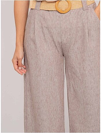 Pantalone da città con cintura ELOUVE