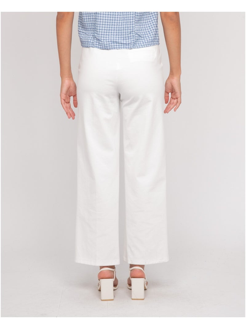Pantalone da città EKOLIA Bianco - Kiabi