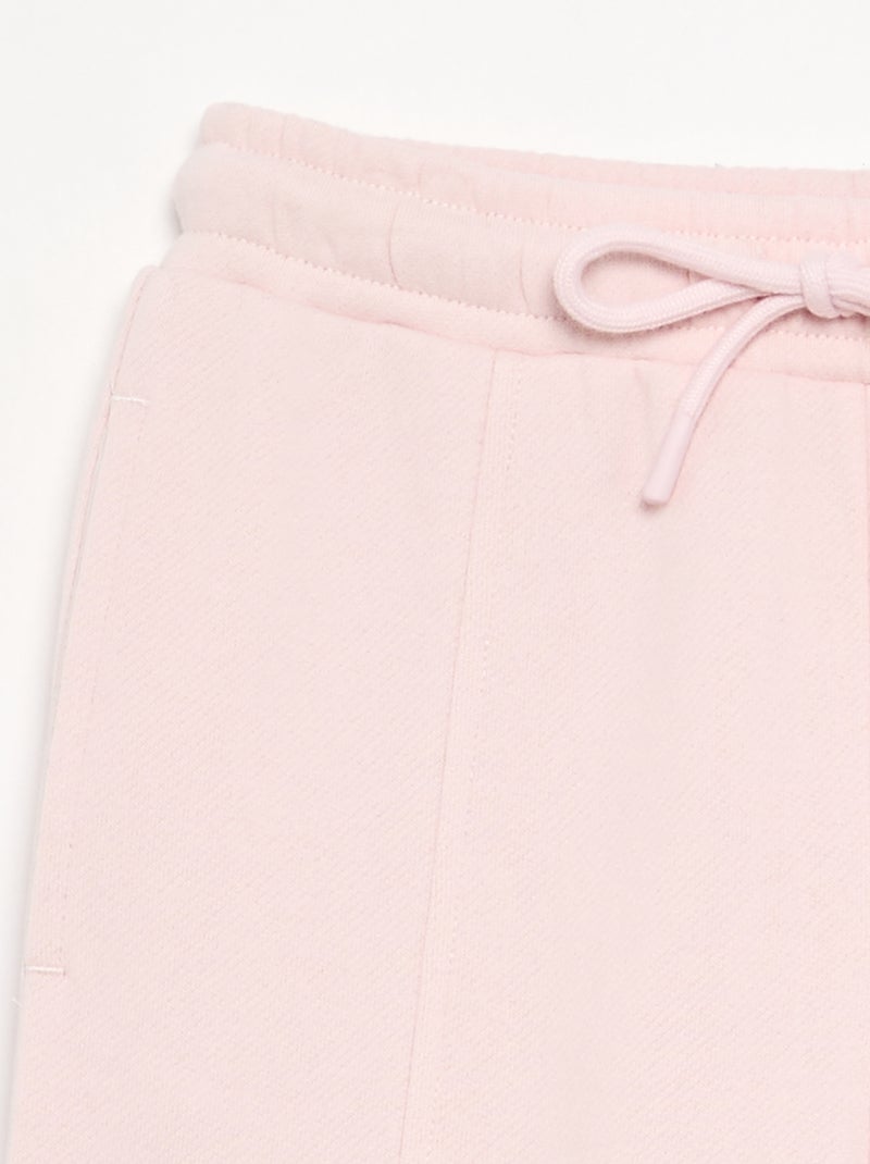 Pantalone da jogging a tinta unita Rosa - Kiabi