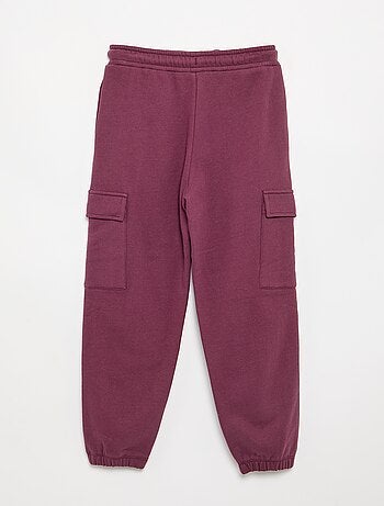 Pantalone da jogging a tinta unita