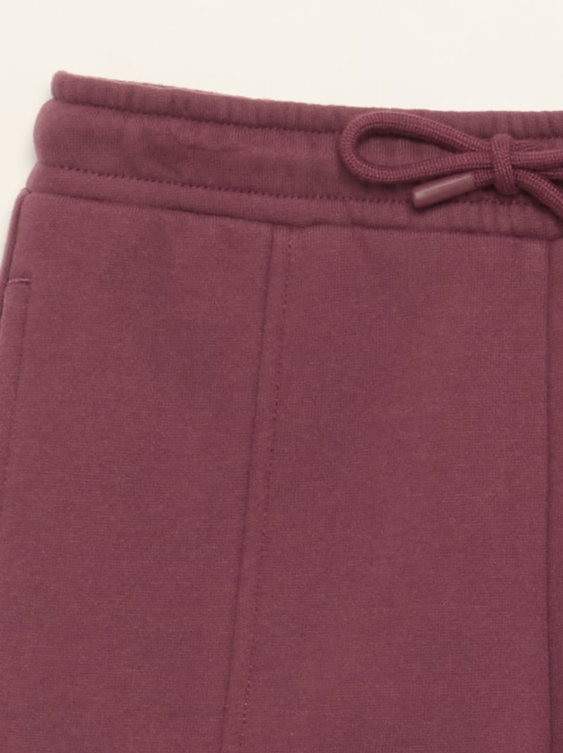 Pantalone da jogging a tinta unita Viola - Kiabi
