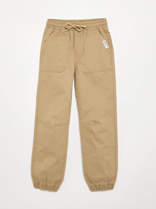 Pantalone da jogging in twill taglia - - Kiabi Pantalone da jogging in twill taglia - - Kiabi