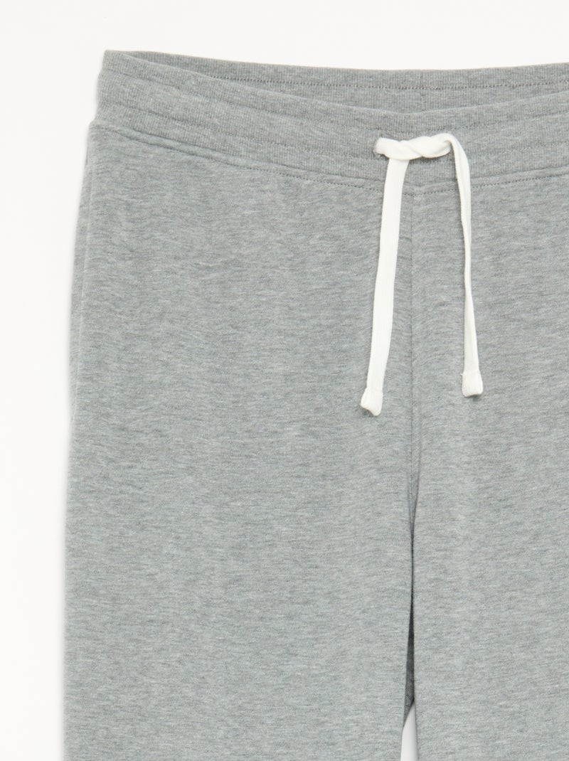 Pantalone da jogging tinta unita Grigio - Kiabi