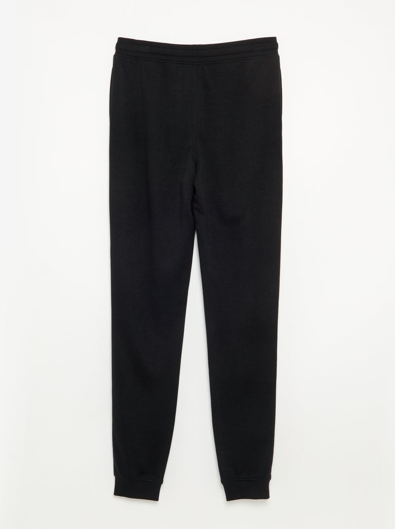Pantalone da jogging tinta unita Nero - Kiabi
