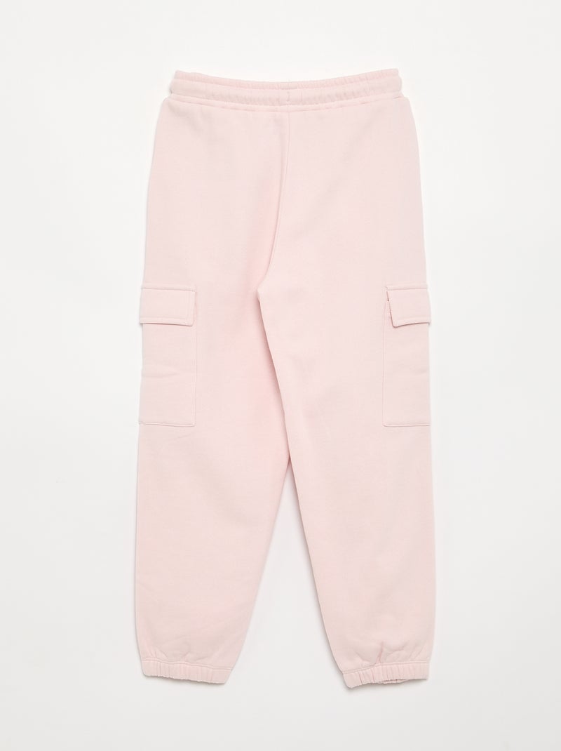 Pantalone da jogging tinta unita Rosa - Kiabi