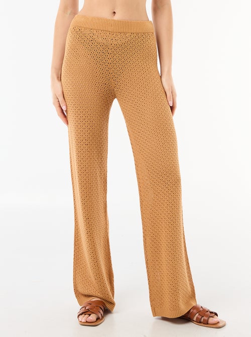 Pantalone da spiaggia in maglia crochet - Kiabi