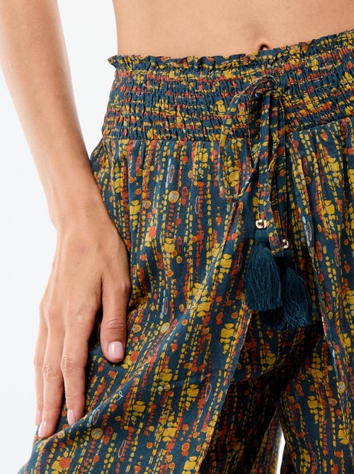 Pantalone da spiaggia in viscosa stampata - Kiabi