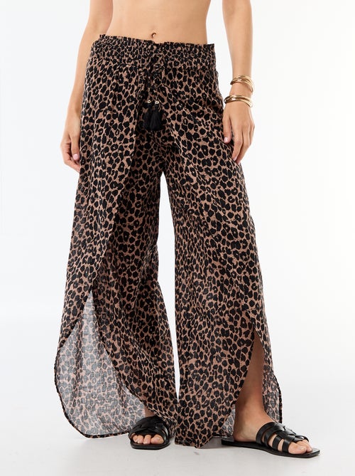 Pantalone da spiaggia in viscosa stampata - Kiabi