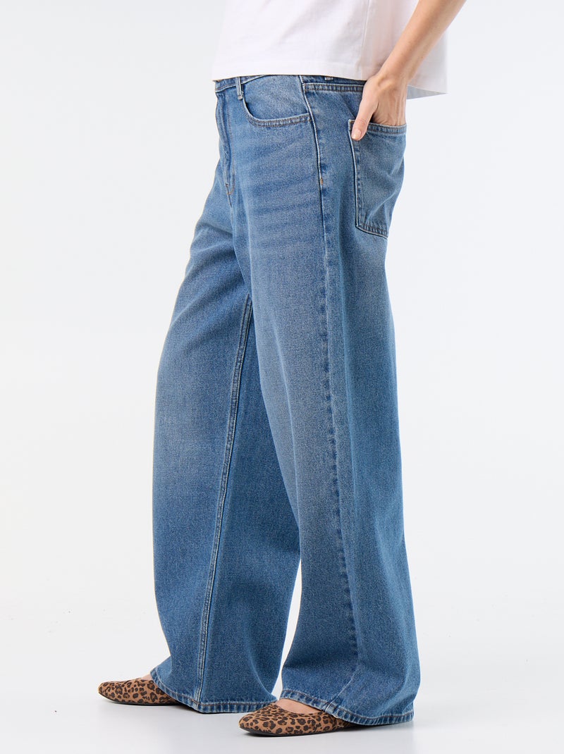 Pantalone denim baggy Blu - Kiabi
