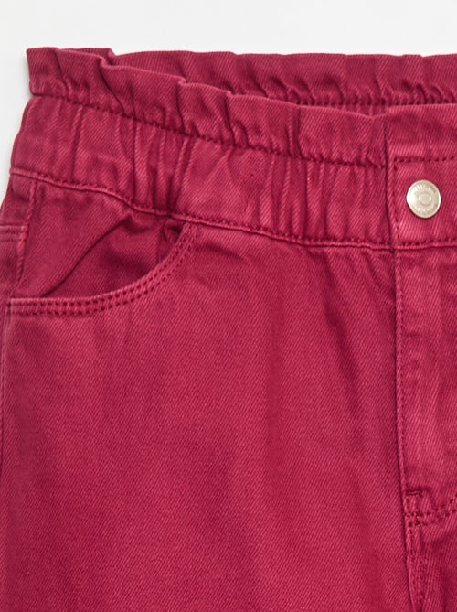 Pantalone denim mom a vita alta - Kiabi