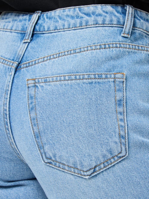 Pantalone denim straight in cotone - L34 - Kiabi Pantalone denim straight in cotone - L34 - Kiabi