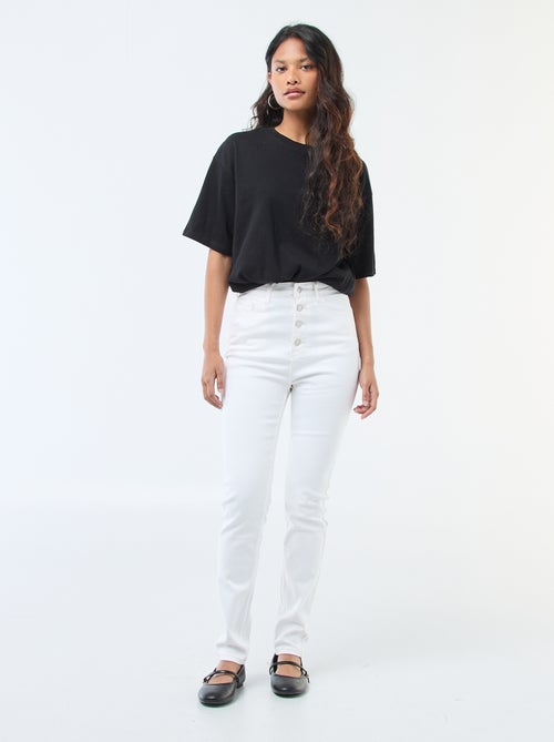 Pantalone denim stretch super skinny in cotone - Kiabi