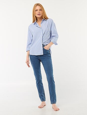 Pantalone denim stretch super skinny in cotone