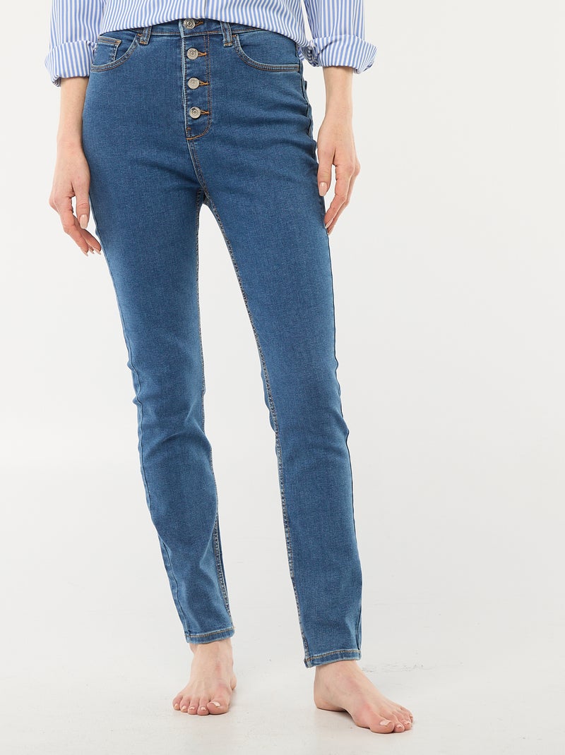 Pantalone denim stretch super skinny in cotone Blu - Kiabi
