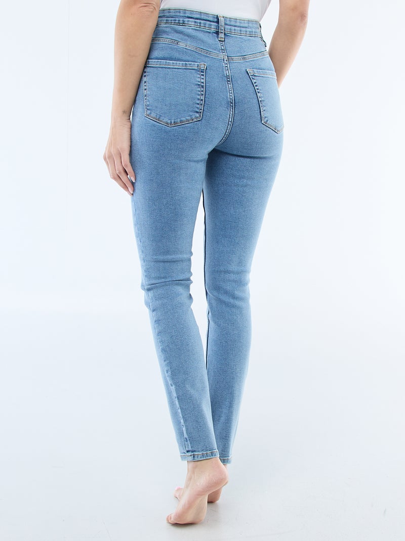 Pantalone denim stretch super skinny in cotone Blu - Kiabi