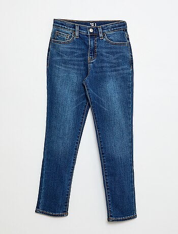 Pantalone denim stretch vestibilità slim in cotone