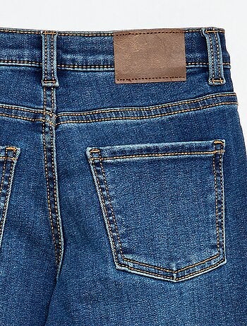Pantalone denim stretch vestibilità slim in cotone