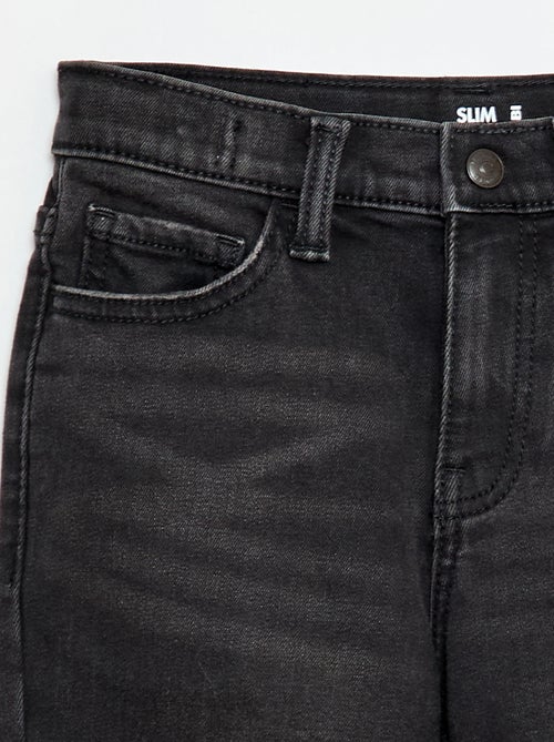 Pantalone denim stretch vestibilità slim in cotone - Kiabi
