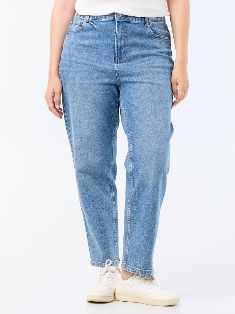 Pantalone denim taglio dritto Blu - Kiabi