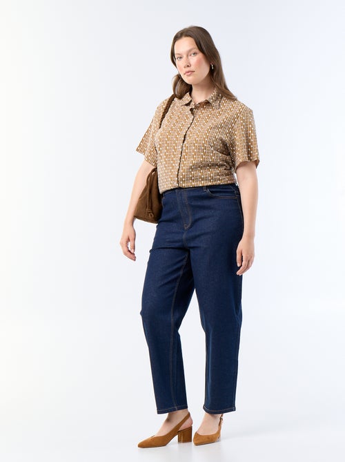 Pantalone denim taglio dritto - Kiabi