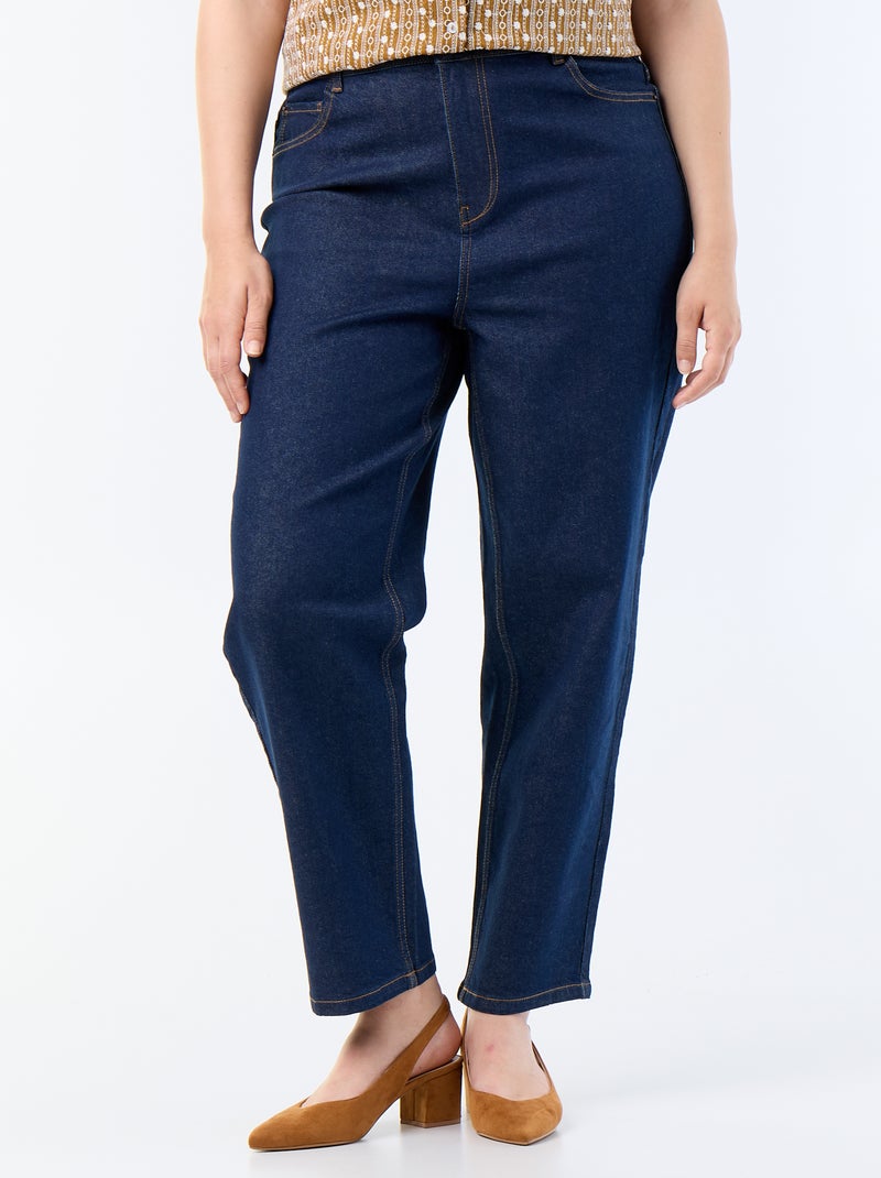 Pantalone denim taglio dritto Blu - Kiabi
