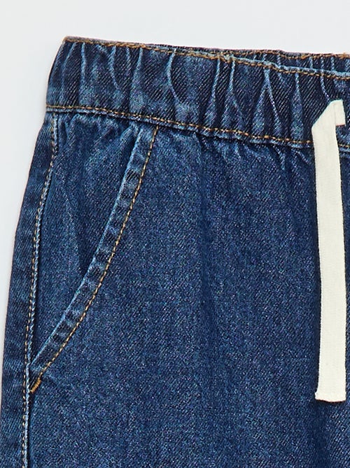 Pantalone denim taglio jogger - Kiabi Pantalone denim taglio jogger - Kiabi