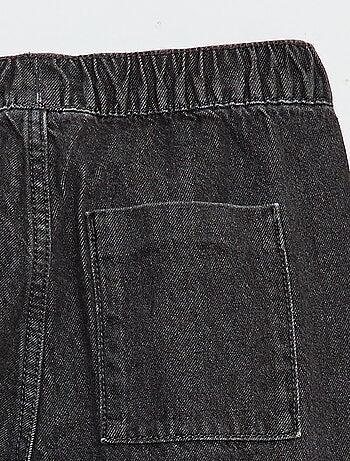 Pantalone denim taglio jogger