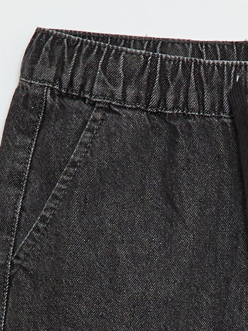 Pantalone denim taglio jogger - Kiabi Pantalone denim taglio jogger - Kiabi