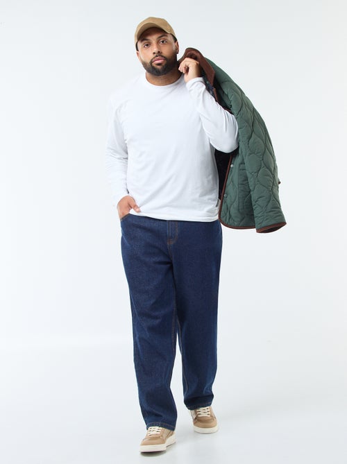 Pantalone denim vestibilità relaxed 5 tasche - Kiabi