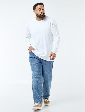 Pantalone denim vestibilità relaxed 5 tasche