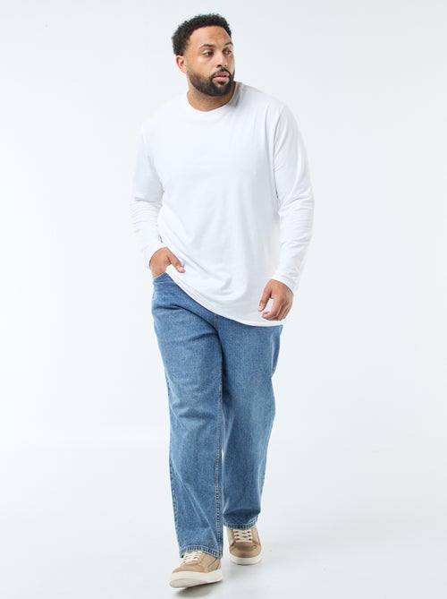 Pantalone denim vestibilità relaxed 5 tasche - Kiabi