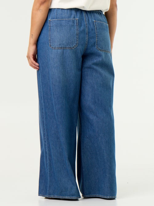 Pantalone denim wide leg - Kiabi