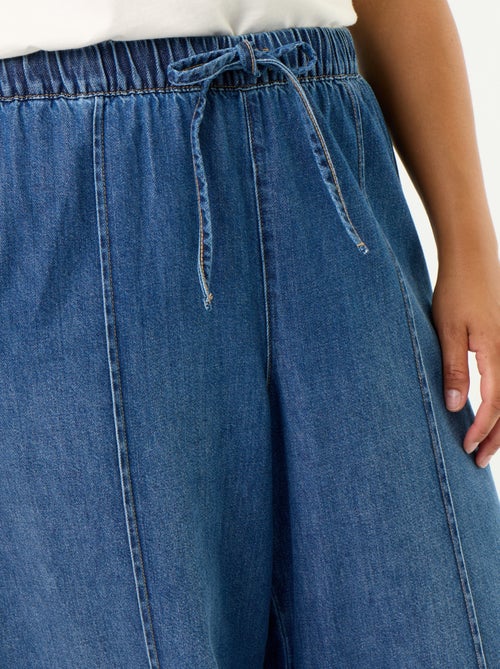 Pantalone denim wide leg - Kiabi